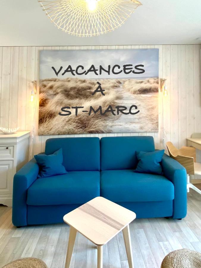 Appartement T2 , Bord De Mer, Acces Direct Plage Сен-Назер Экстерьер фото